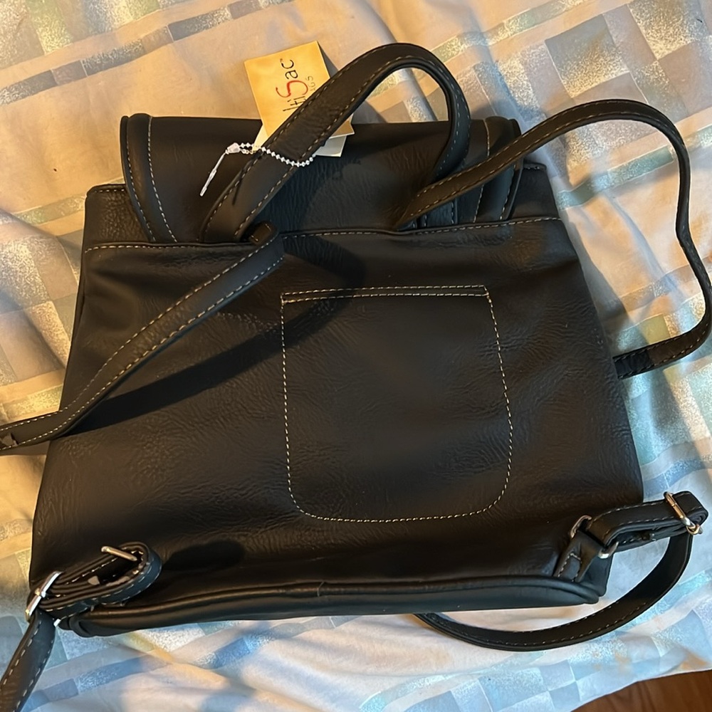 Black Multi Sac Mini Backpack - image 2